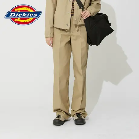 Dickies24春夏新品 874 经典女式直筒纯色美式工装休闲裤商品大图