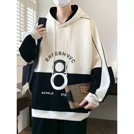 13岁青少年春季连帽男装卫衣15初高中学生休闲套头16男童上衣帅气商品大图