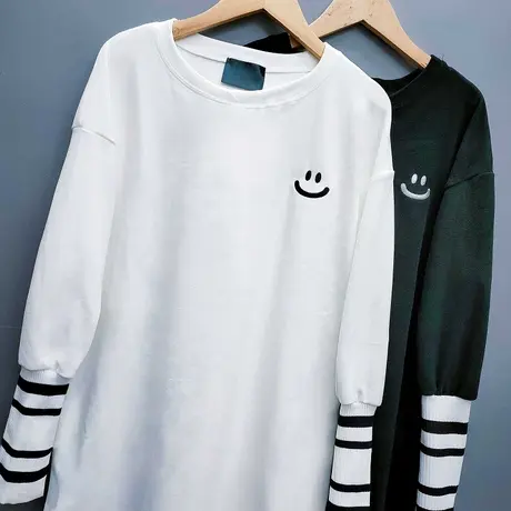 开学季2021春秋纯棉长袖内搭韩版设计感上衣保暖小衫洋气t恤女潮图片