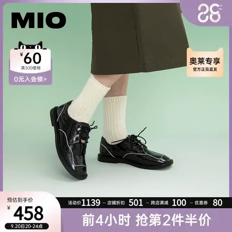 MIO米奥女鞋秋季简约大方复古百搭舒适型平底牛津女鞋商品大图