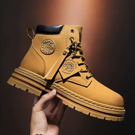 雨鞋男款雨天男鞋钓鱼水鞋厨房防滑鞋洗车防水鞋男士劳保高筒雨靴商品大图