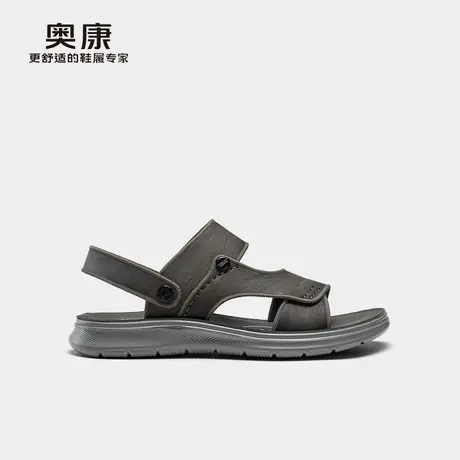 奥康 男鞋2025夏季新款沙滩鞋软底两用轻便防滑凉拖鞋门店发货商品大图