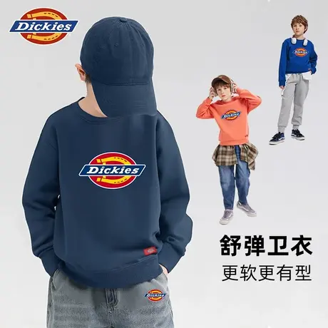Dickies童装男童卫衣女孩2025新款潮牌上衣儿童美式休闲秋装衣服A商品大图