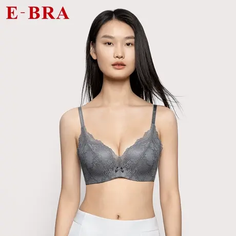 安莉芳旗下E-BRA蕾丝无钢圈女士文胸小胸聚拢立体厚杯内衣KB00261图片