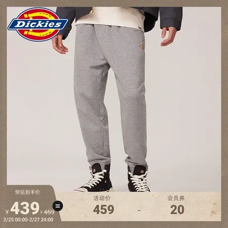 Dickies商场同款新款工装春夏毛圈布休闲宽松卫裤男女运动裤商品大图
