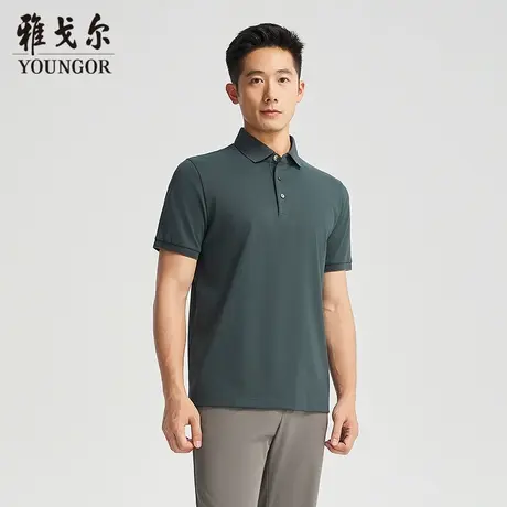 【商场同款】雅戈尔男士POLO衫夏季新款官方商务休闲短袖POLO衫男图片