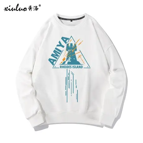 秀洛明日阿米娅方舟卫衣男圆领冬季加绒加厚cos服罗德岛衣服上衣图片