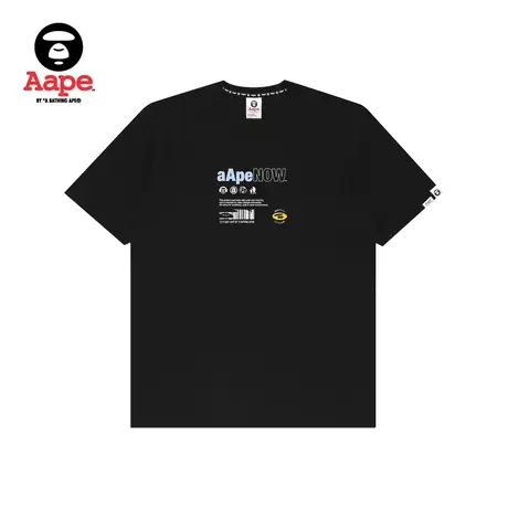 Aape男装春夏字母印花齿轮图案休闲短袖T恤0703XXG商品大图