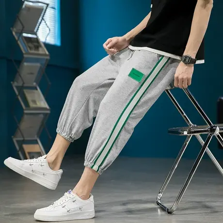 夏季薄款短裤12岁男孩13初高中学生14七分运动裤15大童休闲中裤子商品大图