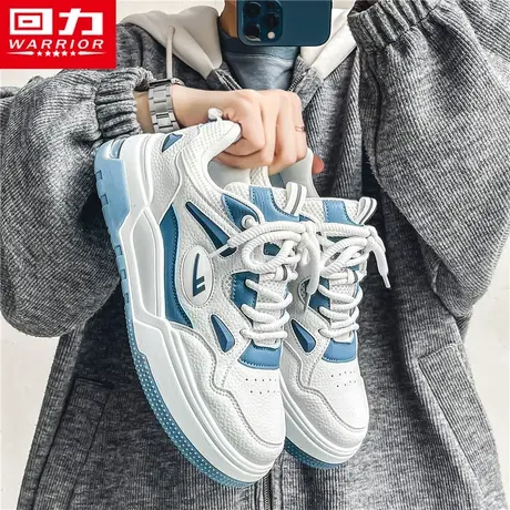 回力男鞋2023新款秋季韩版潮流学生休闲运动小白百搭厚底板鞋潮鞋商品大图