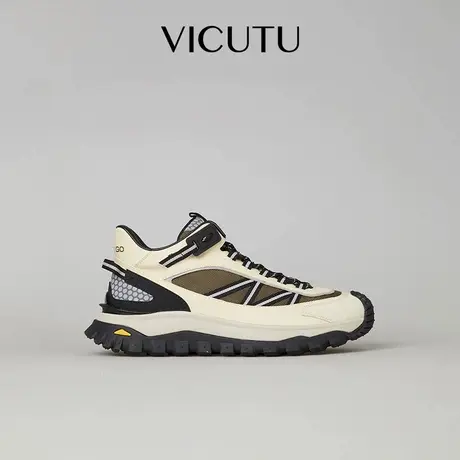 【刘昊然同款】VICUTU/威可多男士秋季舒适轻便拼色百搭皮鞋商品大图