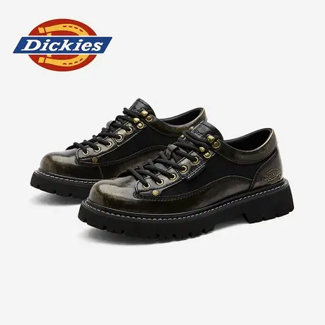 Dickies男鞋2025新款秋季男款黑色商务真皮德比鞋子男士休闲皮鞋商品大图