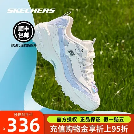 Skechers斯凯奇女鞋新款2025熊猫鞋厚底老爹鞋女休闲运动鞋896285商品大图