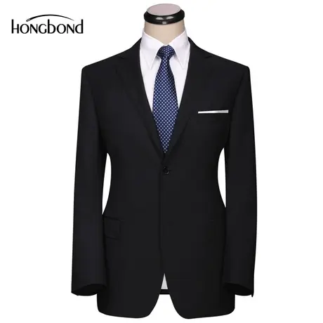 红邦创衣 西装套装男士定制商务修身礼服男羊毛新郎西服套装伴郎图片