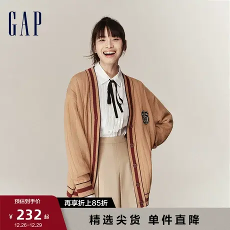 【断码优惠】Gap女装早春纯棉法式系带塔克褶修身衬衫上衣742544图片