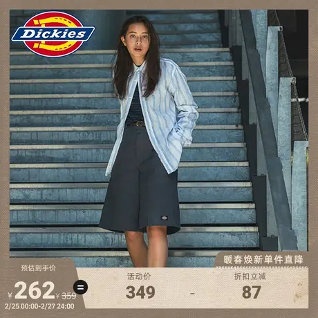 Dickies 工装春夏斜纹布材质42283短裤男女情侣宽松商品大图