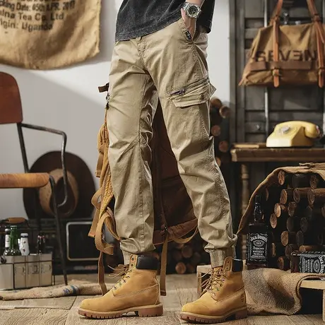 Modi Nick/摩帝尼克男士潮流束脚工装裤子休闲舒适男款裤子休闲裤商品大图