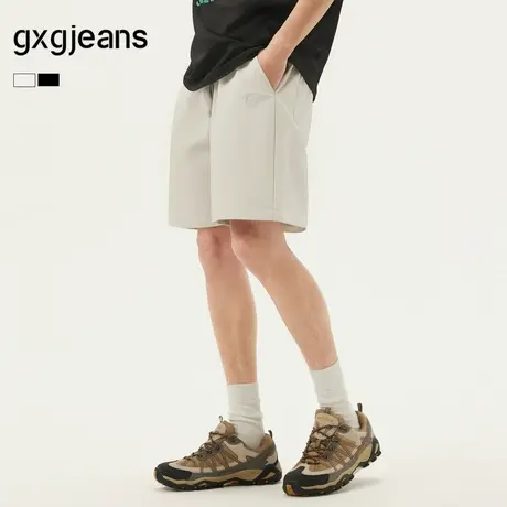 gxg.jeans男装 多色logo绣花基础休闲短裤男士薄款 25年夏新品商品大图