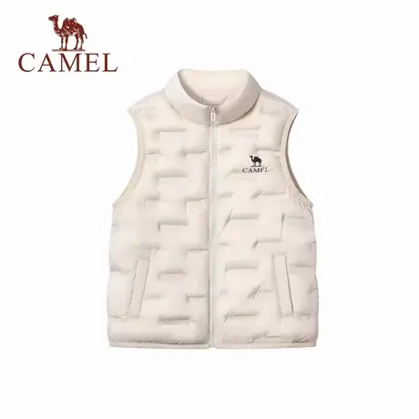 小骆驼儿童羽绒马甲2025冬季新款舒适保暖轻薄外套男女童羽绒背心商品大图