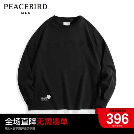 【商场同款】太平鸟男装 2023年秋季新款圆领卫衣男士B2CRD3205图片