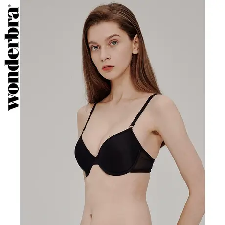 WONDERBRA性感聚拢文胸光面无痕内衣收副乳上托胸罩U型美背内衣商品大图