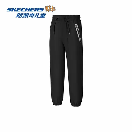 Skechers斯凯奇2025年舒享运动系列儿童梭织长裤男童舒适百搭裤子商品大图