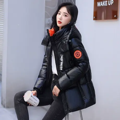 2023冬季新款棉衣女装棉袄连帽加厚修身短款时尚免洗棉衣保暖外套图片