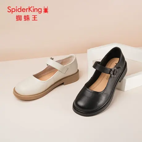 SPIDER KING/蜘蛛王玛丽珍鞋真皮2024春商场新款复古法式单鞋软底图片