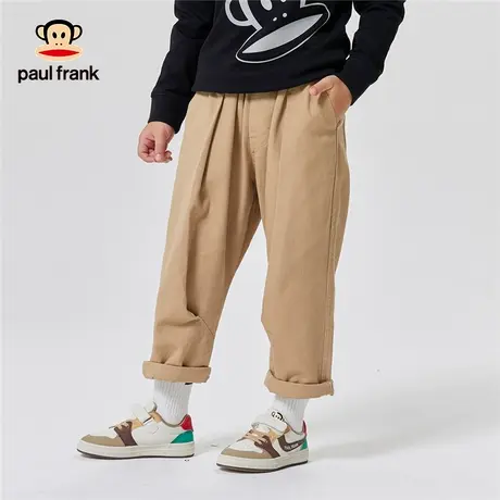 大嘴猴童装男童休闲裤秋装2023新款帅气炸街潮流中大童纯棉运动裤商品大图