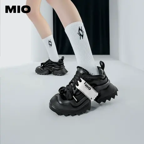 [海陆同款]mio米奥增高老爹鞋系带显瘦拼色运动鞋炫酷休闲鞋女鞋商品大图