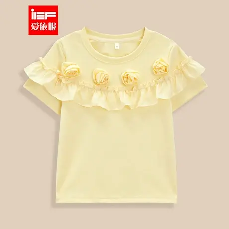 MINIIEF【爱依服童装】2025夏季新款洋气甜美时尚女童设计感上衣图片