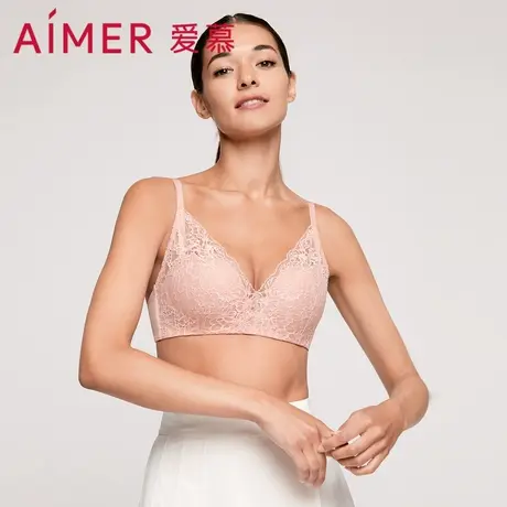 【隐孔杯】爱慕内衣女无钢圈巴洛克花园小胸聚拢文胸AM176751商品大图