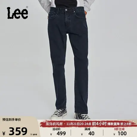 Lee23秋冬新品726标准中腰直脚深蓝色靛蓝男牛仔裤潮LMB100726204图片