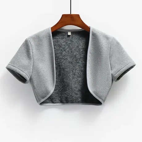 保暖护肩加绒棉颈椎坎肩睡觉女士月子披肩膀短袖中老年肩周防寒商品大图