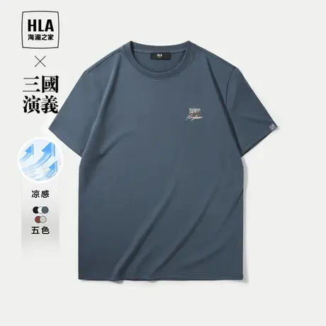 HLA/海澜之家三国演义短袖T恤24圆领短袖上衣男商品大图