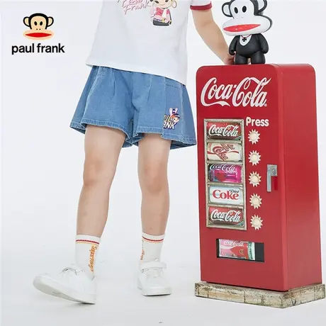 大嘴猴女童短裤外穿夏小女孩牛仔裤夏装夏季薄款儿童裤子夏款女商品大图