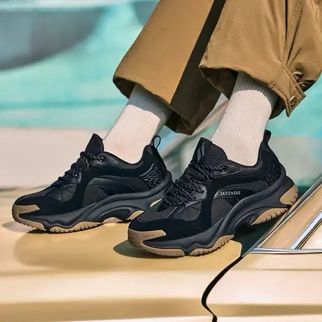 Skechers斯凯奇漫月鞋夏季男鞋轻便休闲鞋舒适厚底运动鞋时尚百搭商品大图