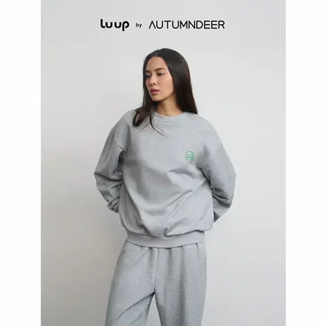 秋鹿Luup | 城市漫游 宽松舒适女款家居服可外穿重磅卫衣睡衣套装商品大图