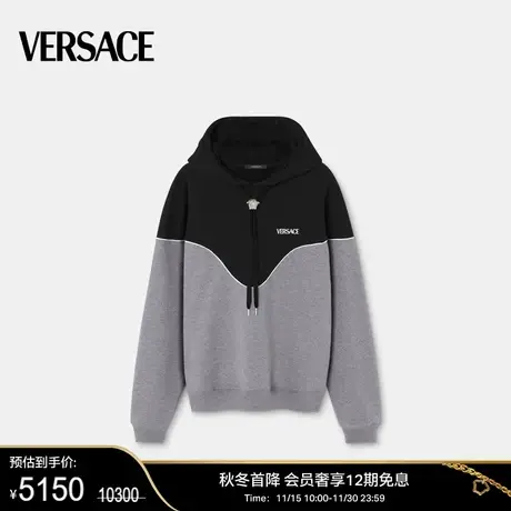 【甄选折扣】 VERSACE/范思哲 男士Medusa Logo连帽衫美杜莎卫衣商品大图