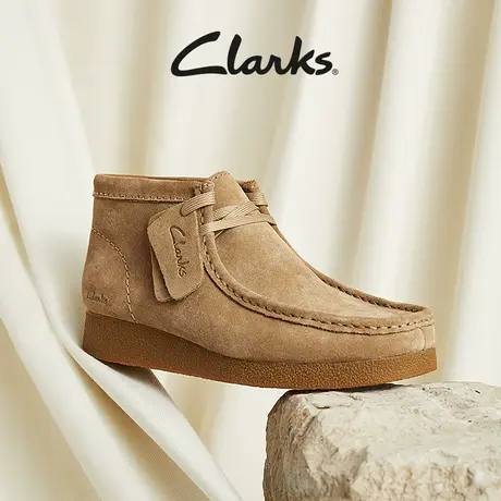 Clarks其乐WALLABEE EVO女鞋复古潮流舒适高帮袋鼠厚底鞋图片