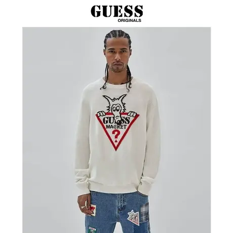 【苏芮琪明星同款】GUESS ORIGINALS FOXY X MARKET 23新秋针织衫商品大图