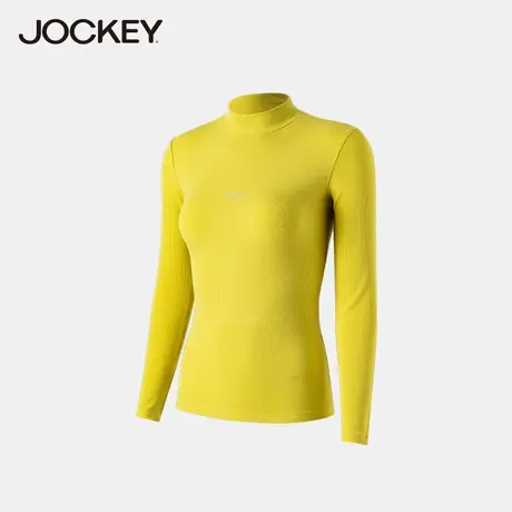 jockey女士秋冬打底衫女保暖发热黑科技美肤半高领时尚上衣商品大图