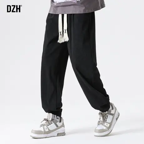 秋季休闲裤男士宽松潮牌工装长裤2023新款纯棉美式直筒裤运动长裤商品大图