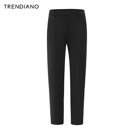 TRENDIANO简约百搭休闲直筒裤2024年春季新款极简风男裤长裤潮商品大图