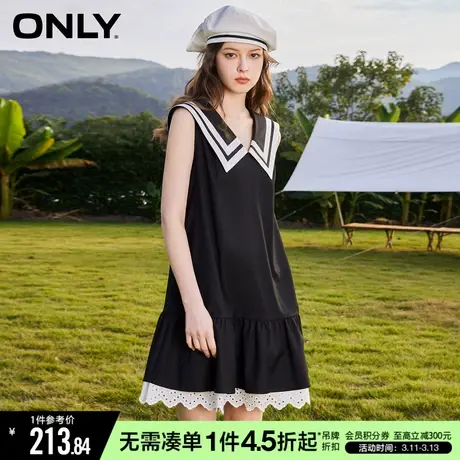 ONLY冬季气质公主风宽松显瘦无袖少女连衣裙女|123107014图片