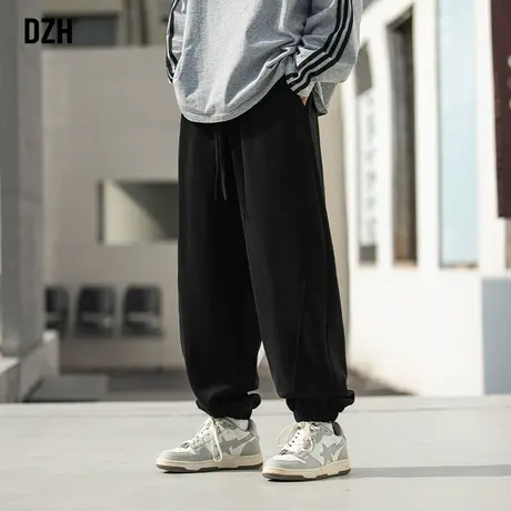 男士束脚卫裤男潮牌春季宽松休闲裤子2024年新款运动裤百搭哈伦裤图片