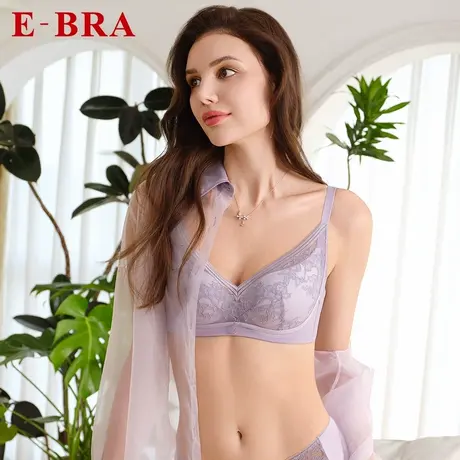 【薄模杯】安莉芳官方奥莱E-BRA薄款大胸显小承托文胸收副乳内衣商品大图