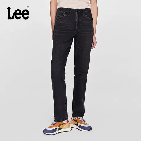 Lee商场同款24春季新品741舒适中腰锥形黑灰色男牛仔裤潮流A00542图片