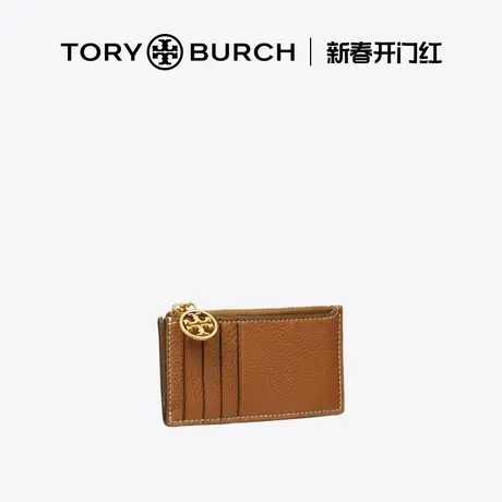 【12期免息】TORY BURCH 汤丽柏琦 MILLER牛皮革拉链卡包134554商品大图