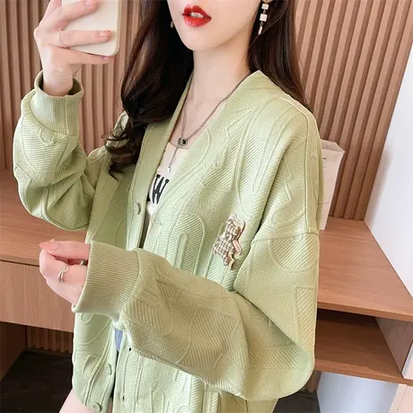 早秋小个子外套女春秋季韩版宽松初秋薄款休闲百搭棒球服开衫卫衣商品大图